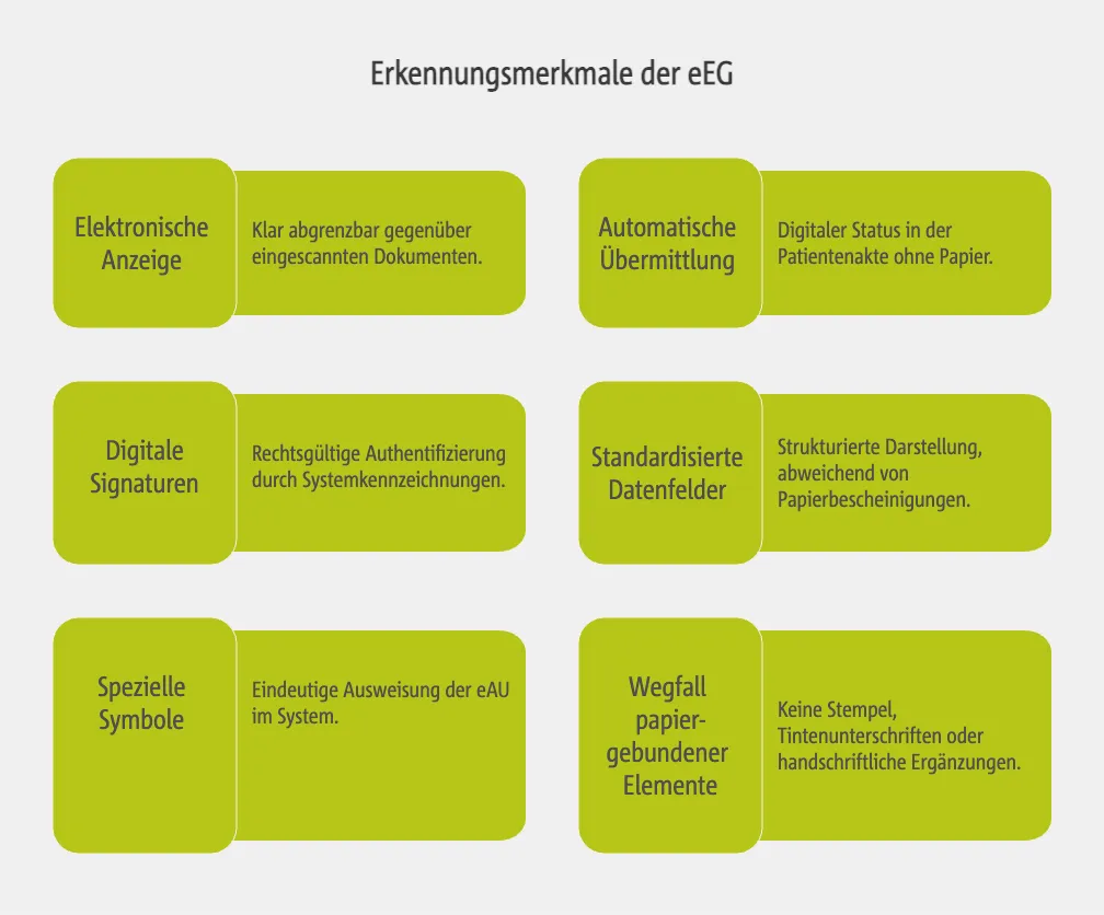 Erkennung und Identifikation der eEG im Praxisalltag