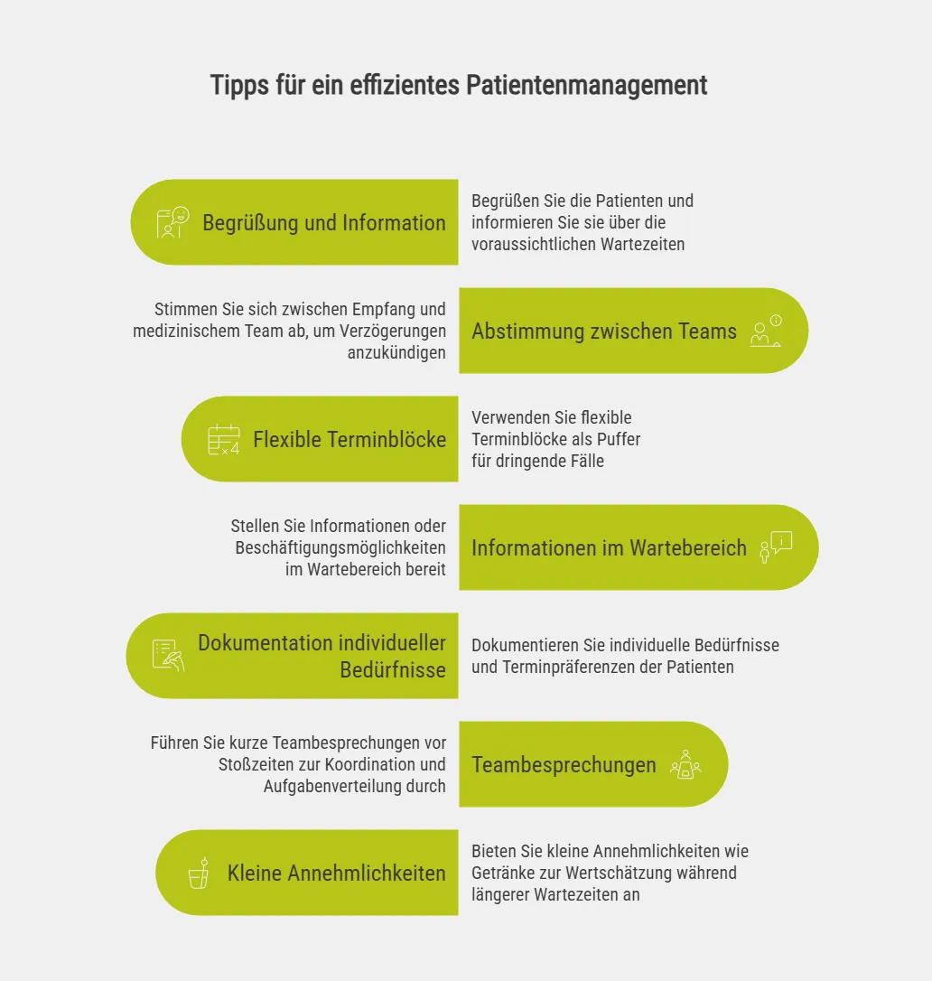 Tipps für ein effizientes Patientenmanagement