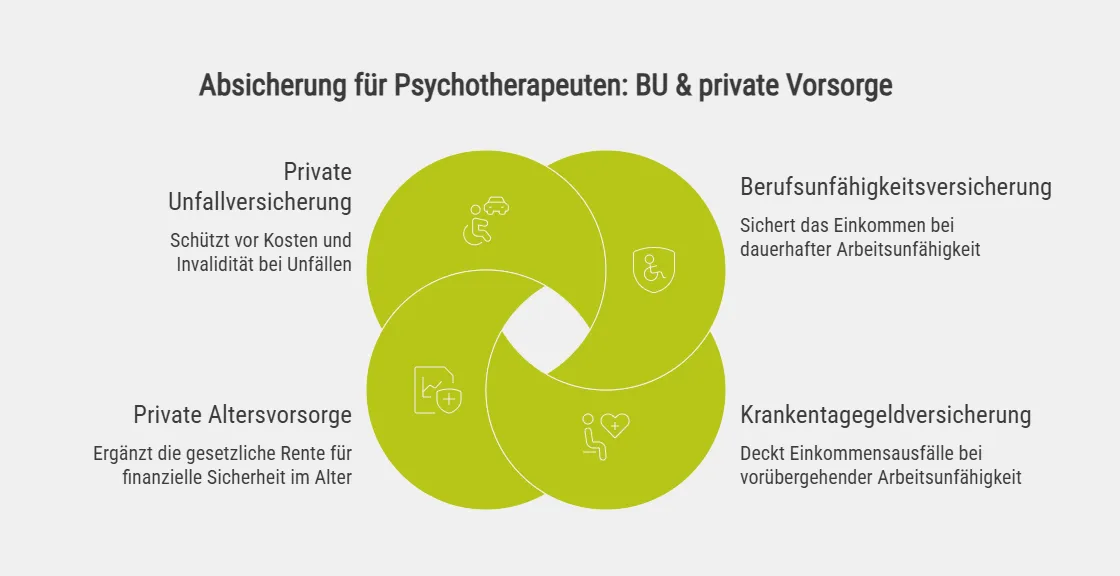 Absicherung für Psychotherapeuten: BU & private Vorsorge