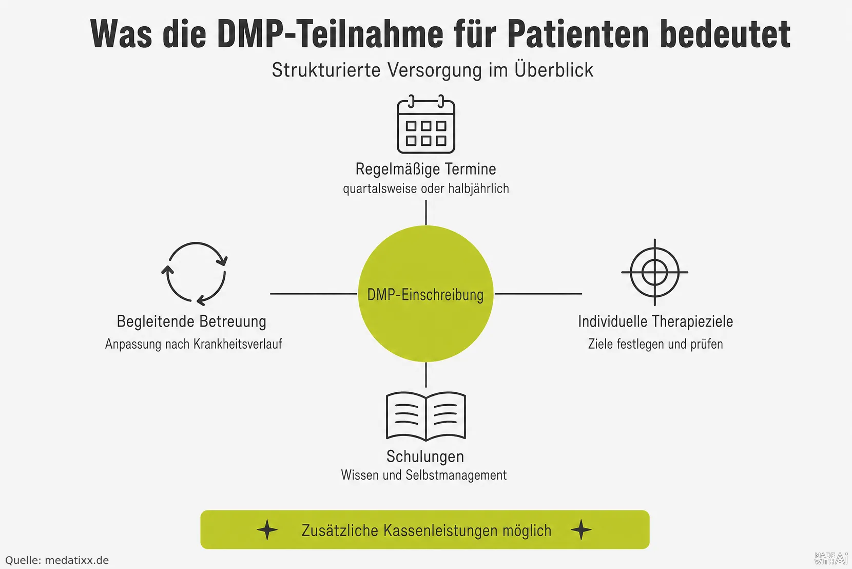 Was die DMP-Teilnahme für Patienten bedeutet