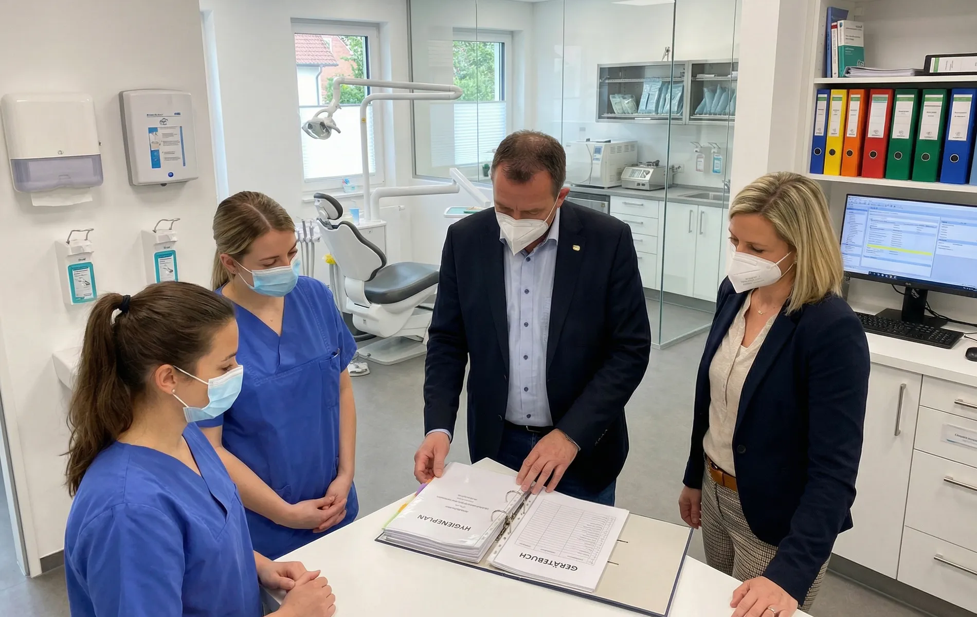 Gesundheitsamt Kontrolle Arztpraxis