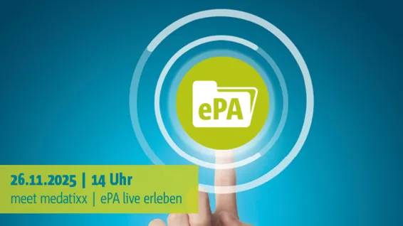 Vorschaubild zu meet medatixx | ePA live erleben
