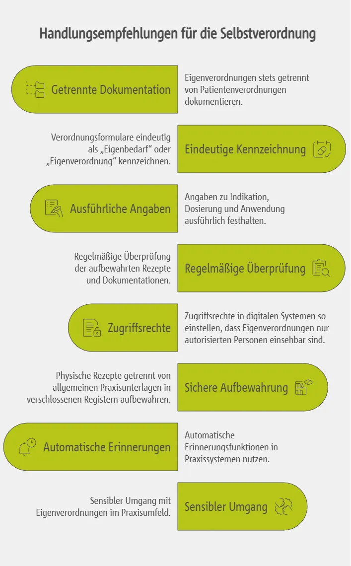 Praktische Vorgehensweisen und Handlungsempfehlungen für die Selbstverordnung