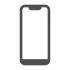 graues Icon, Abbildung Smartphone IPhone