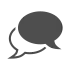 graues Icon, Sprechblasen