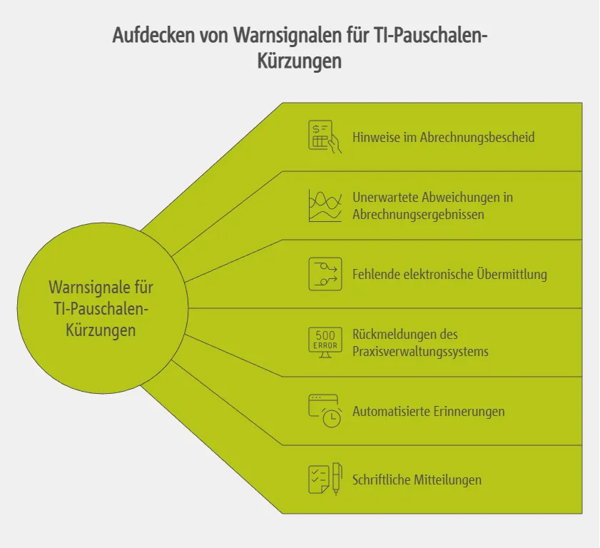 Warnsignale für eine mögliche Kürzung der TI-Pauschale