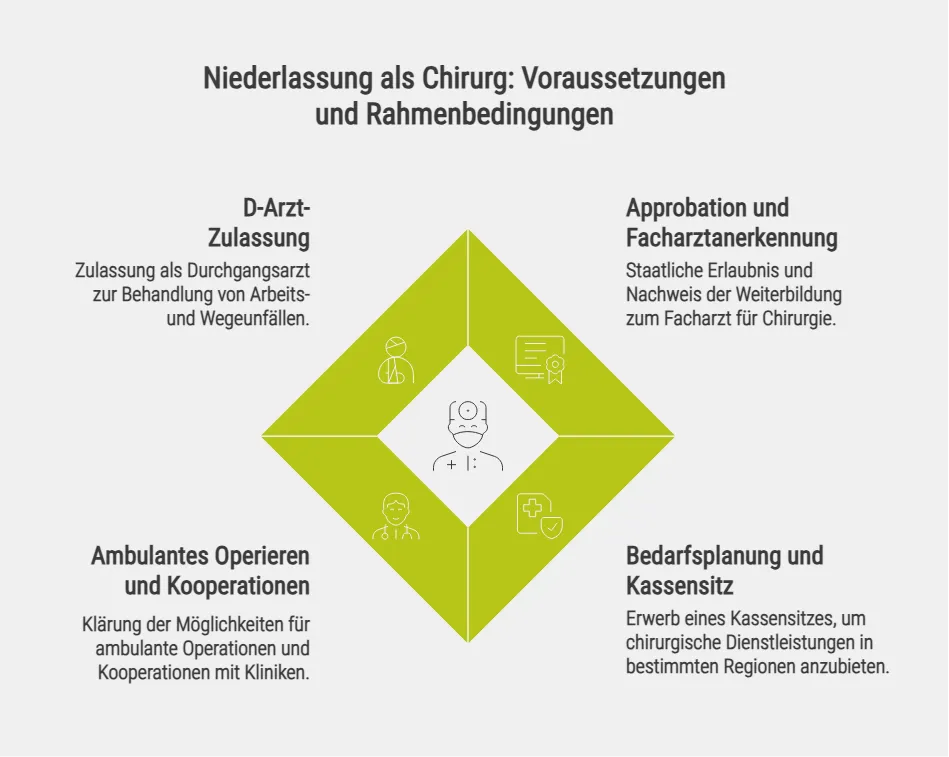 Niederlassung als Chirurg: Voraussetzungen und Rahmenbedingungen