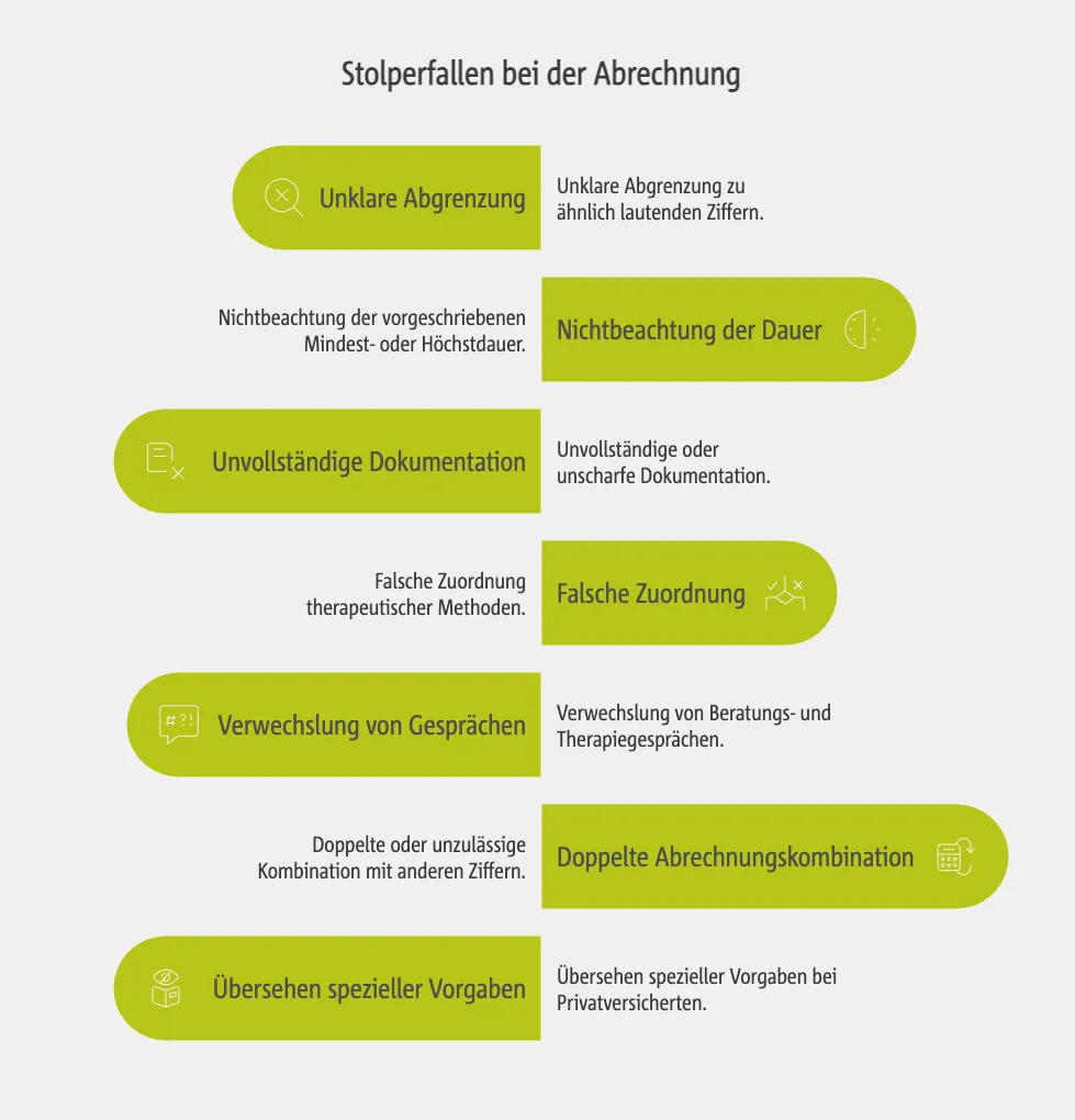 Stolperfallen bei der Abrechnung