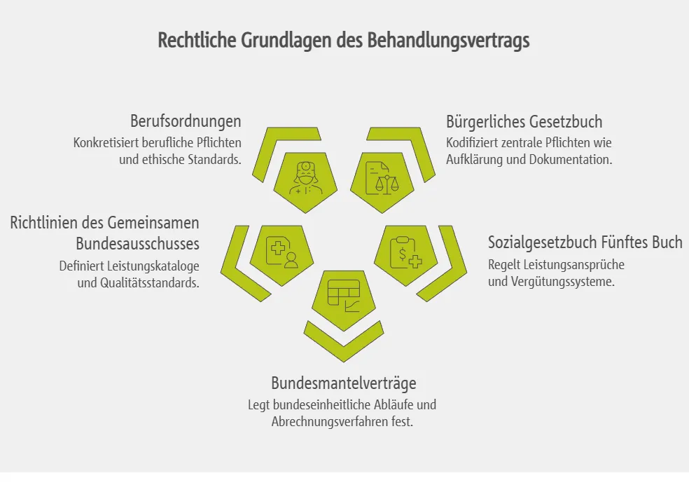 Gesetzliche Grundlagen des Behandlungsvertrags im GKV-System