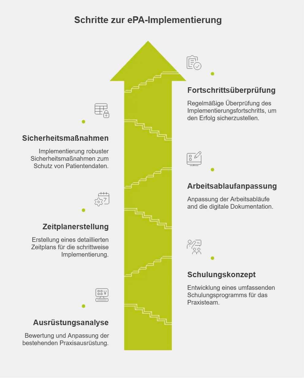Schritte zur ePA-Implementierung