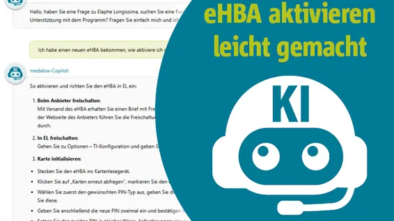 Vorschaubild zu medatixx-Copilot in EL: eHBA aktivieren, ohne Rückfragen im Support
