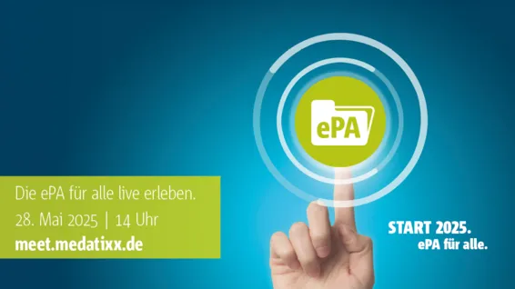Vorschaubild zu meet medatixx: ePA für alle live erleben