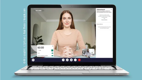 Vorschaubild zu Aus der Praxis: Wie ein Timer Videosprechstunden effizienter macht